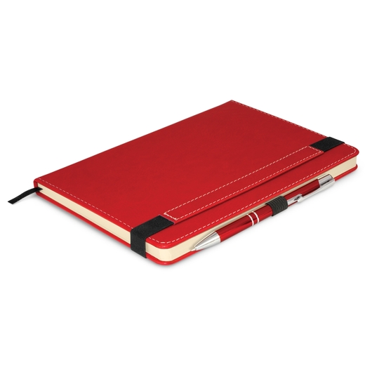 Classic Notebooks and Pens red